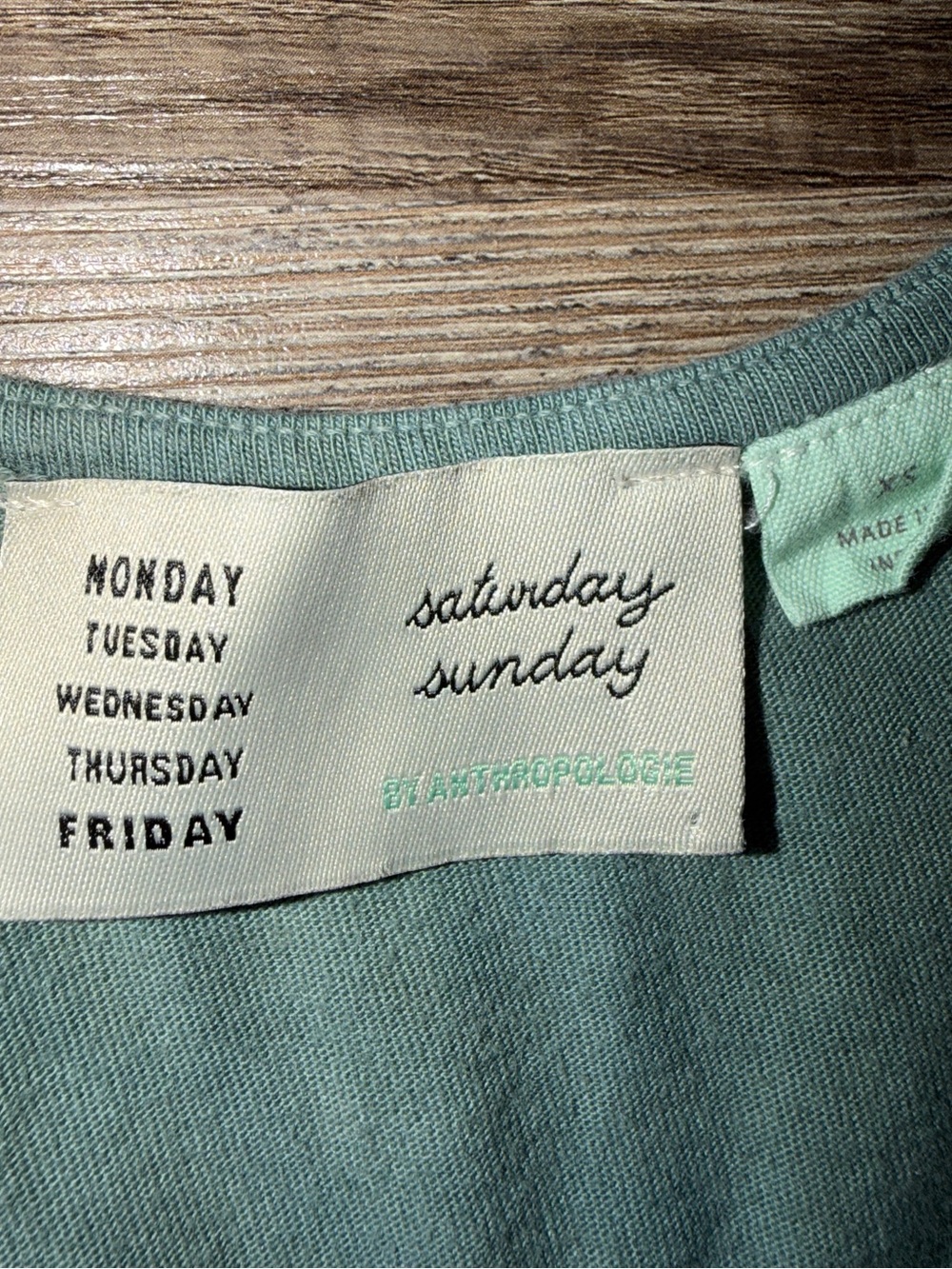 Anthropologie Saturday Sunday Tie Dye Tank Midi Dress XS Sage Green Lounge - Picture 4 of 8
